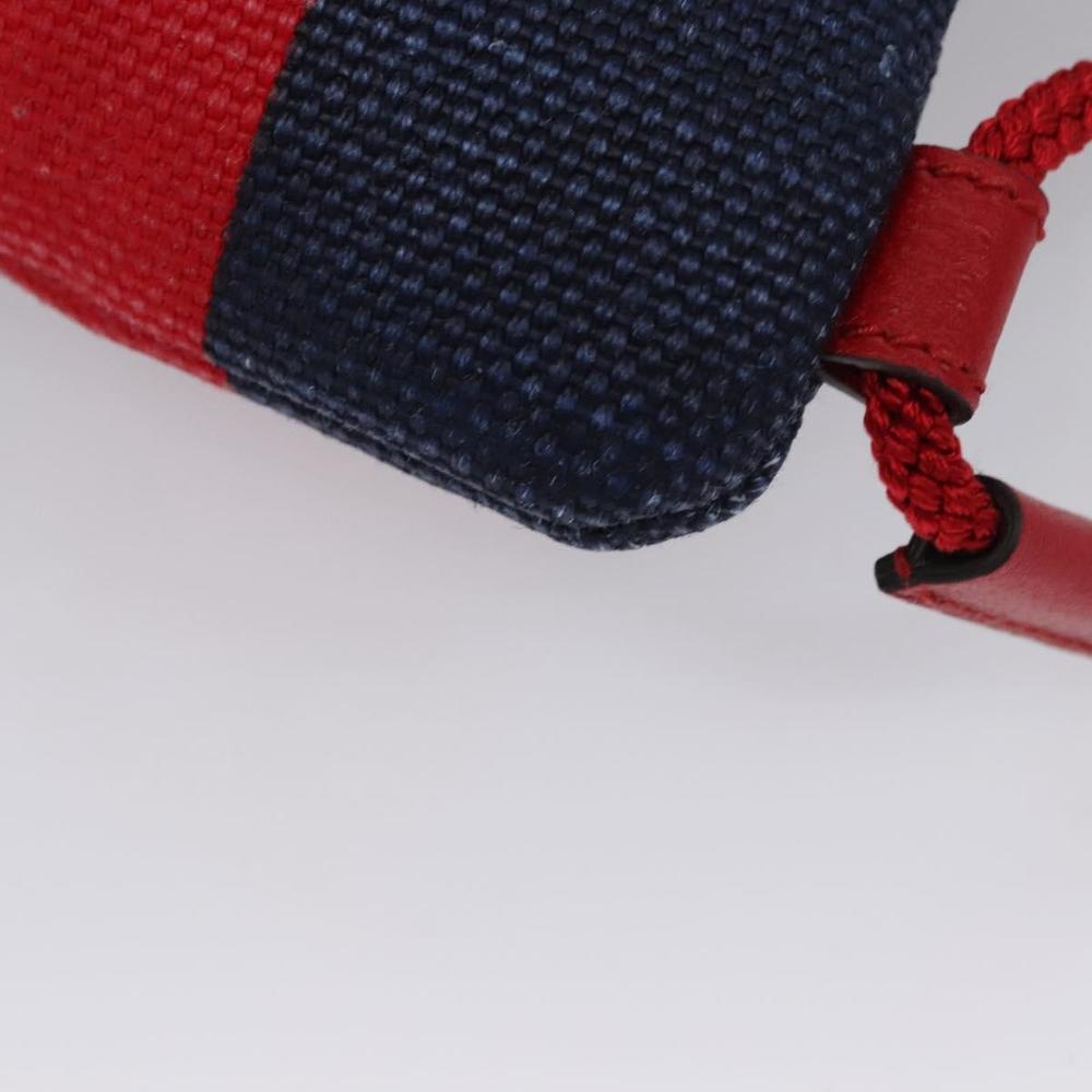GUCCI Backpack Canvas Red Navy 473872 Auth BA150 - Picture 16 of 16